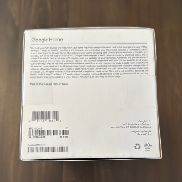 Google Home Smart Speaker - Picture 2 of 3
